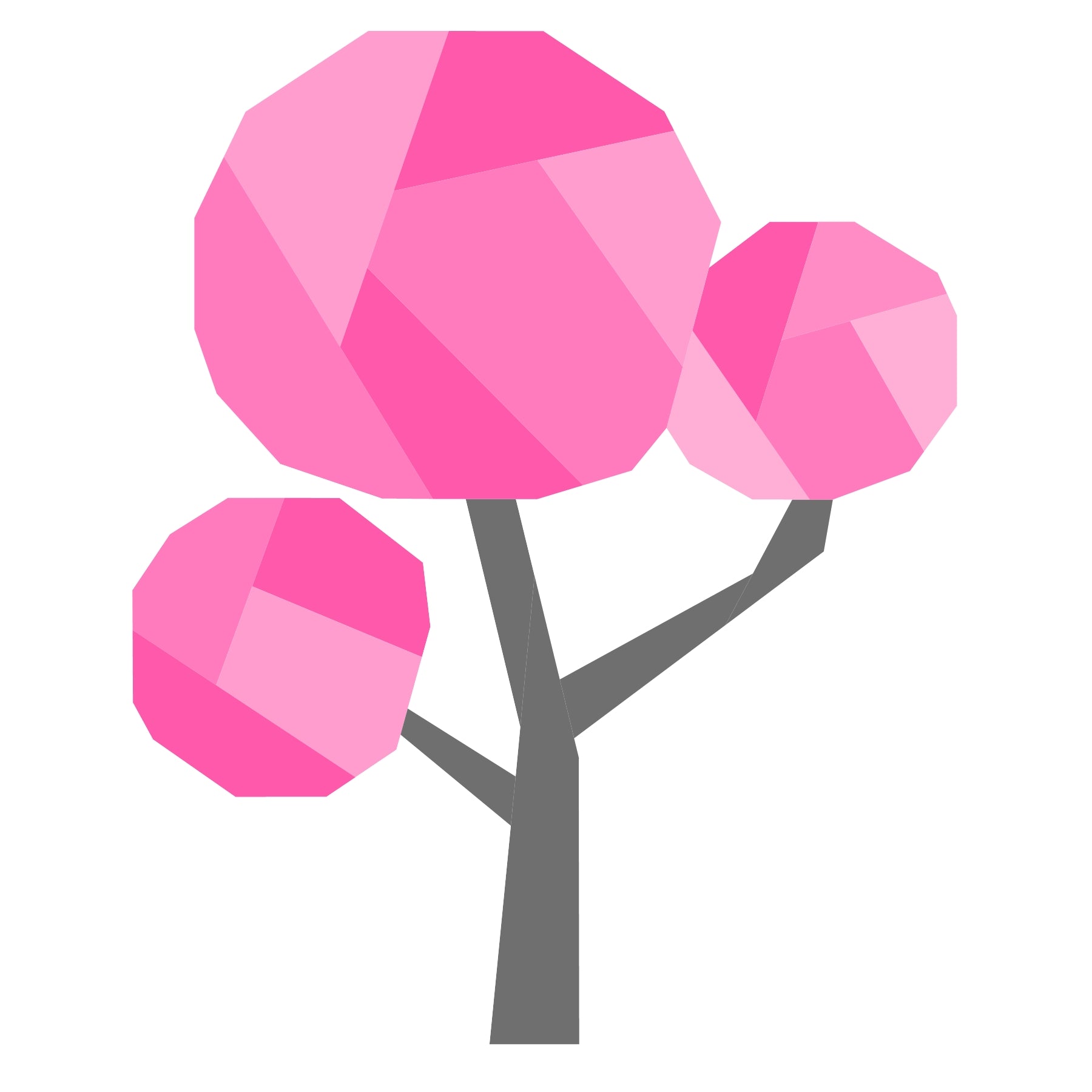 Geometric Bubble Tree Paper Pieced Pattern