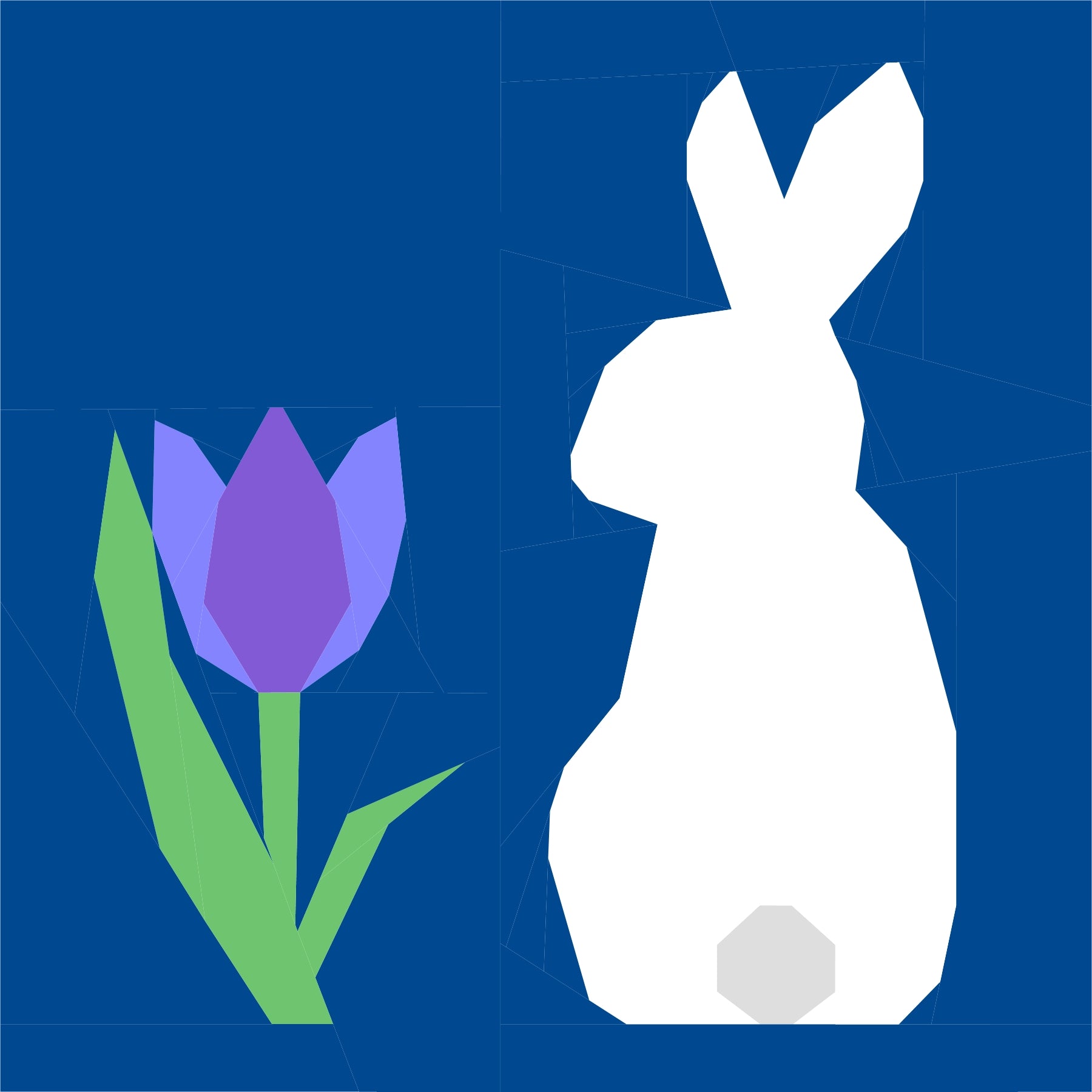 Bunny Foo Foo Paper Pieced Pattern