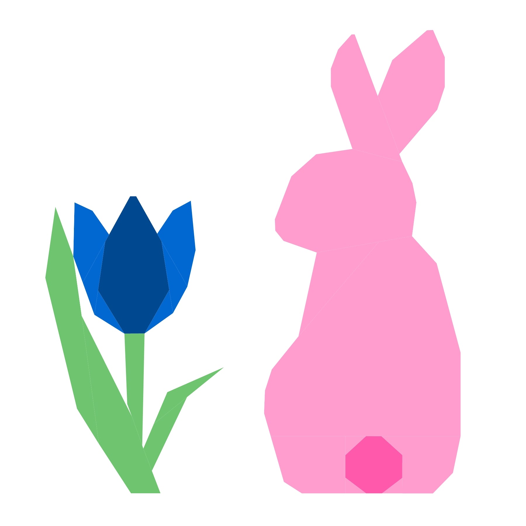 Bunny Foo Foo Paper Pieced Pattern
