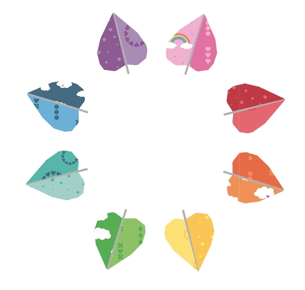 Falling leaves paper pieced pattern