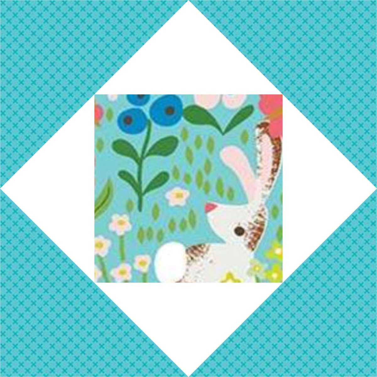 economy block square paper pieced pattern