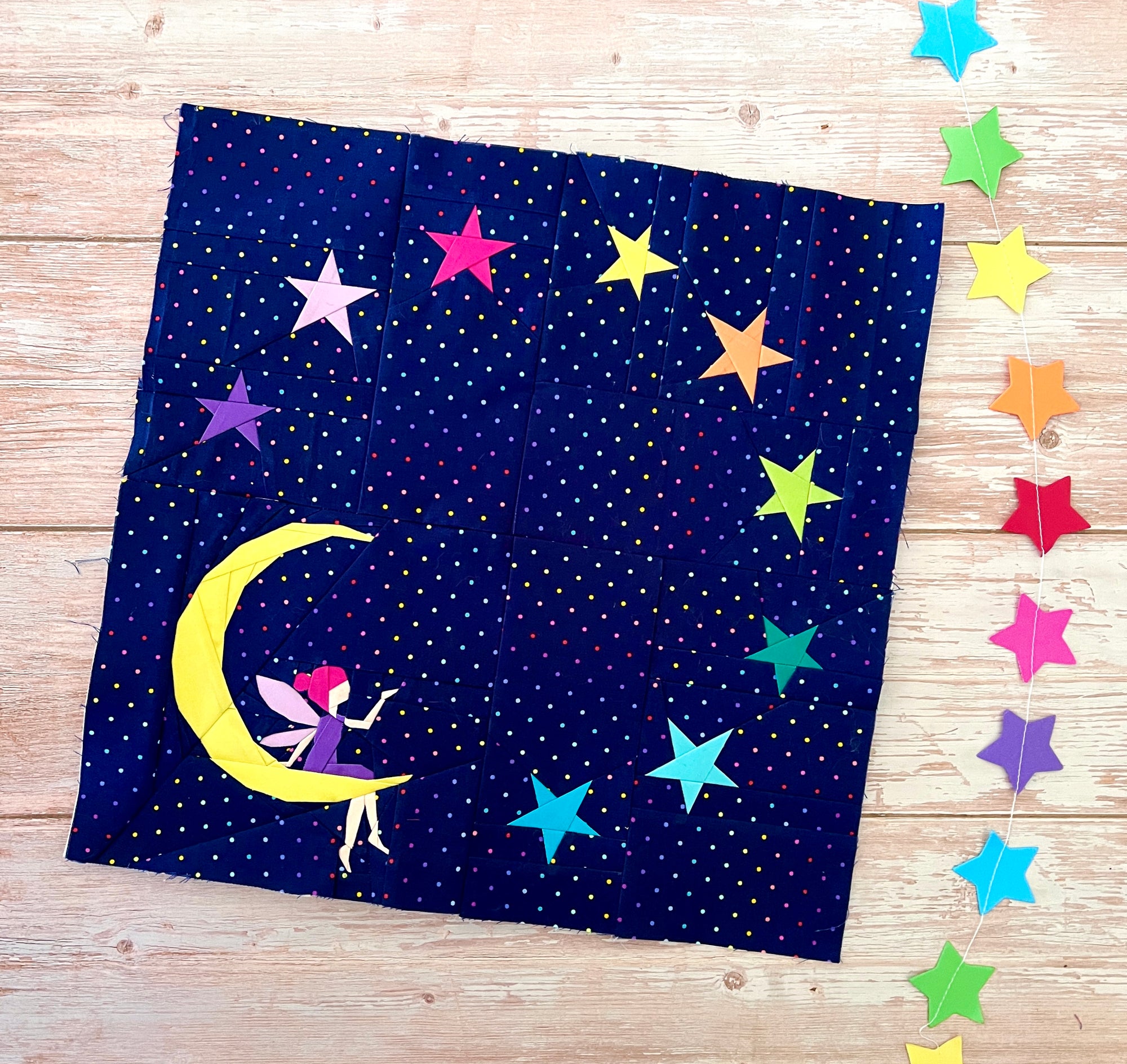 Fairy Moon Paper Pieced Pattern