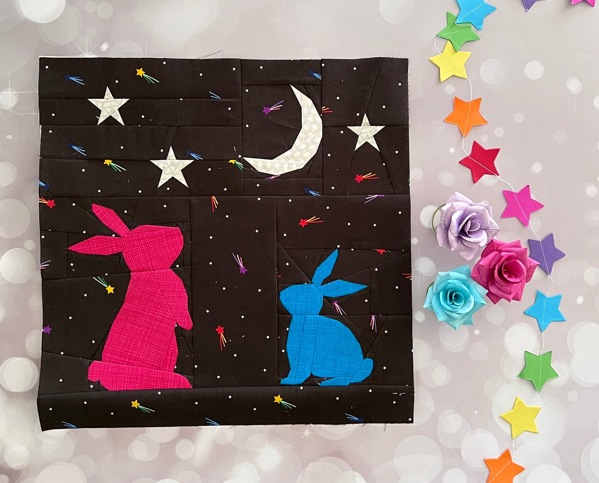 Under the Moon Paper Pieced Pattern