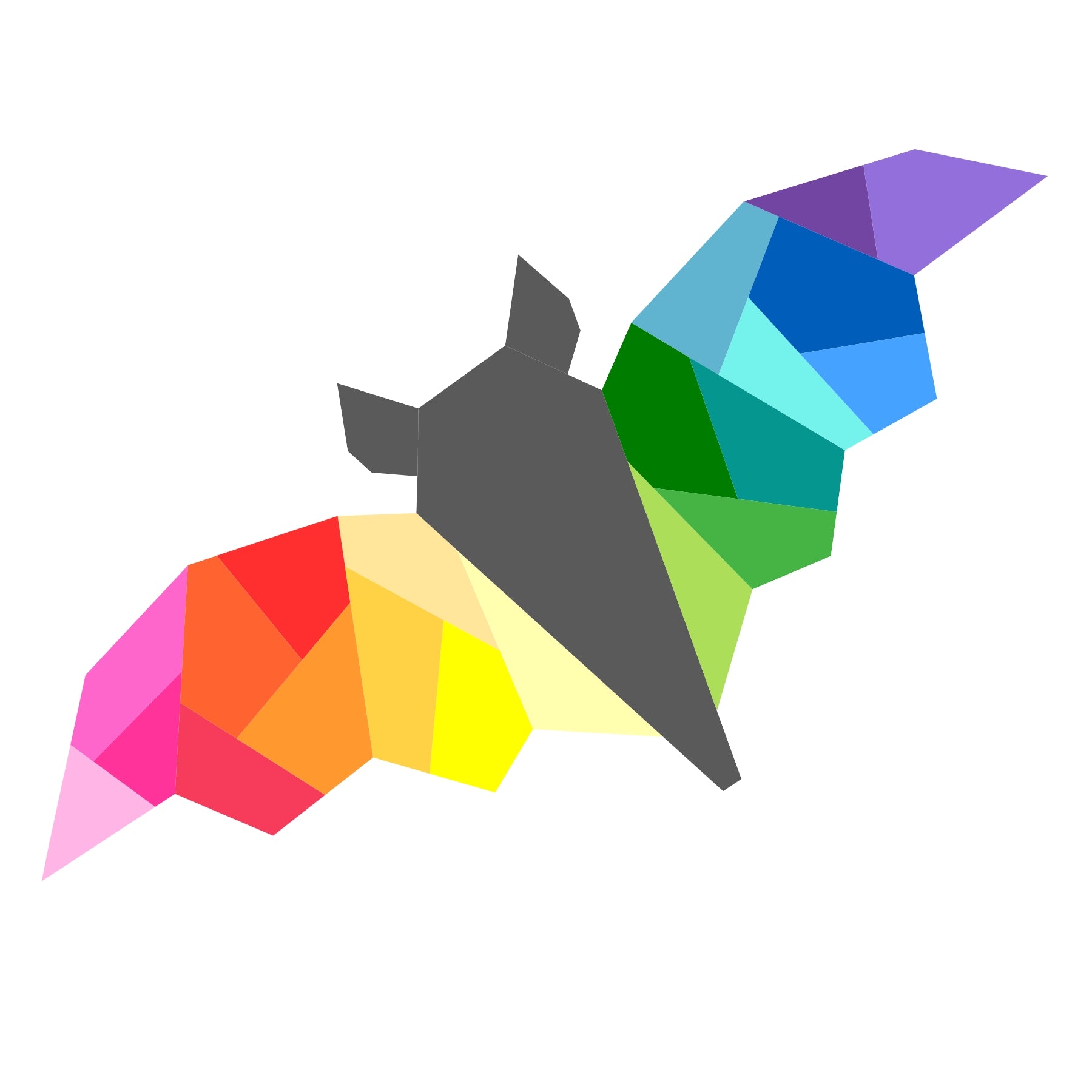 Geometric Bat Paper Pieced Pattern