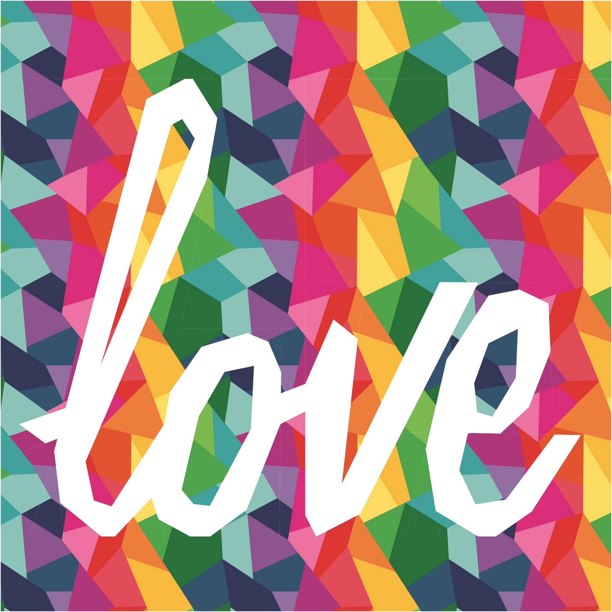 love in script paper pieced pattern