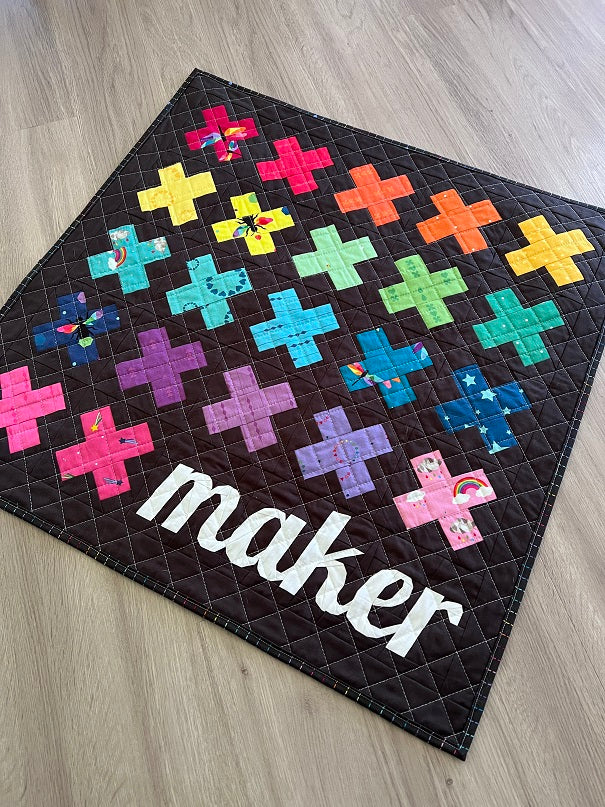 Maker at Heart Mini Quilt Paper pieced pattern