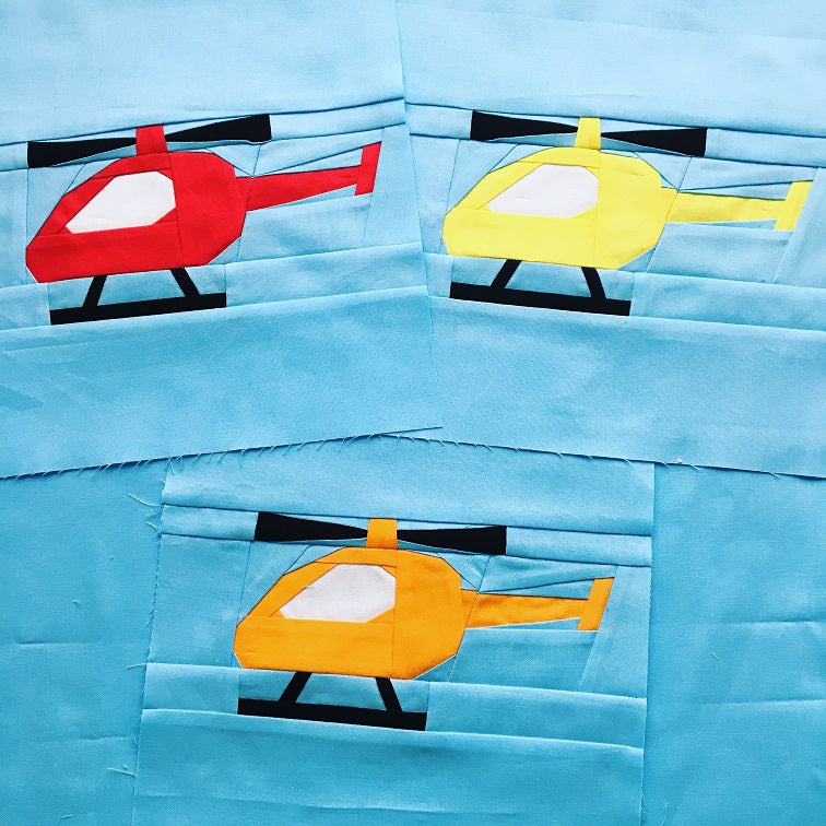 Helicopter Paper Pieced Pattern
