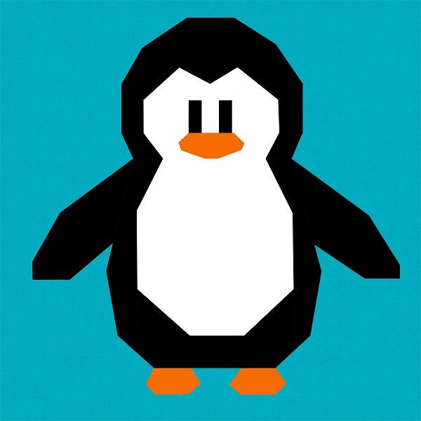 penguin paper pieced pattern