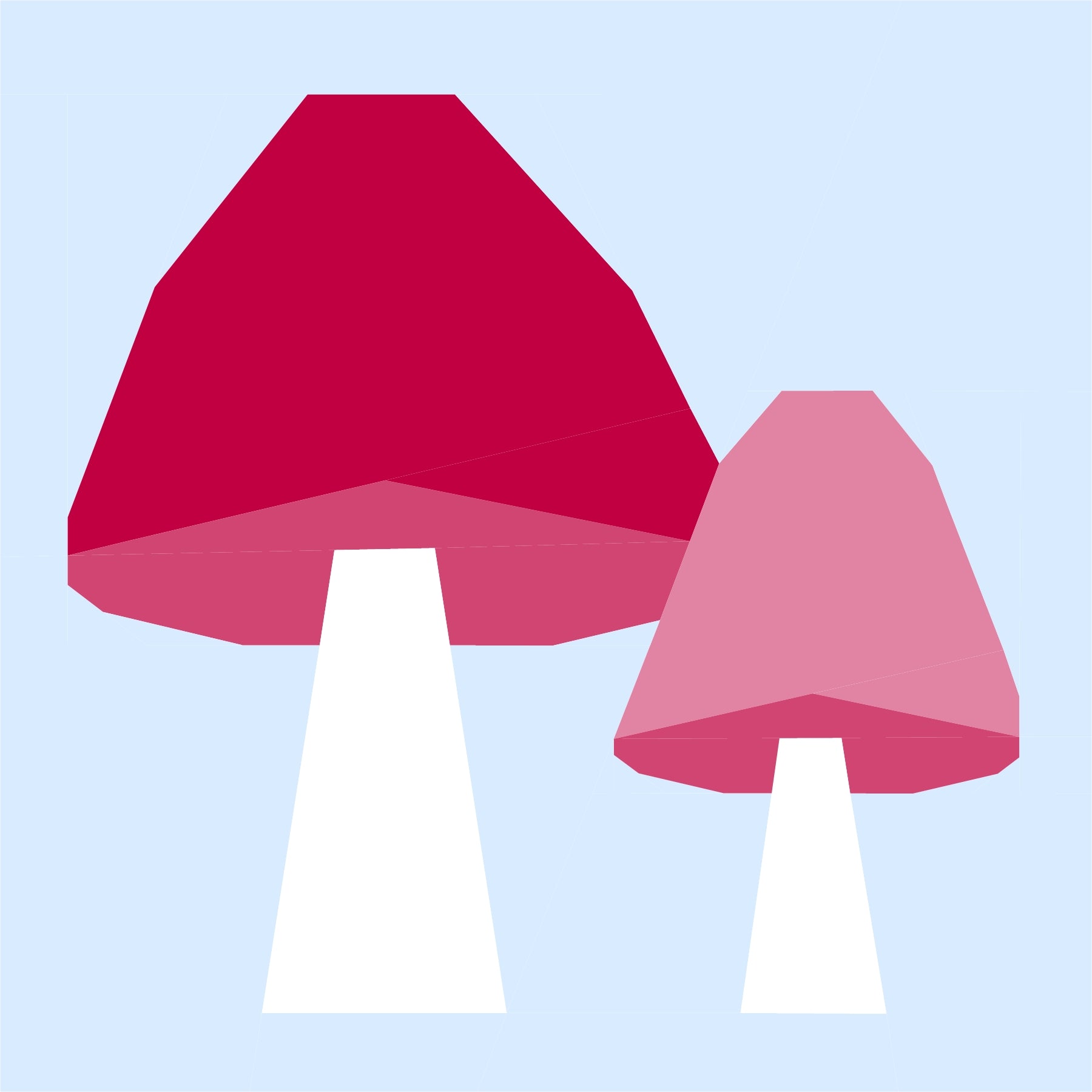 Mushies Paper Pieced Pattern