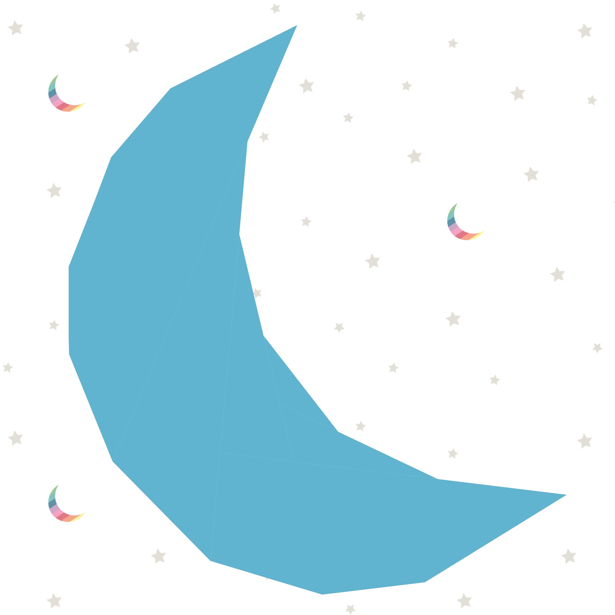 little moon paper pieced pattern
