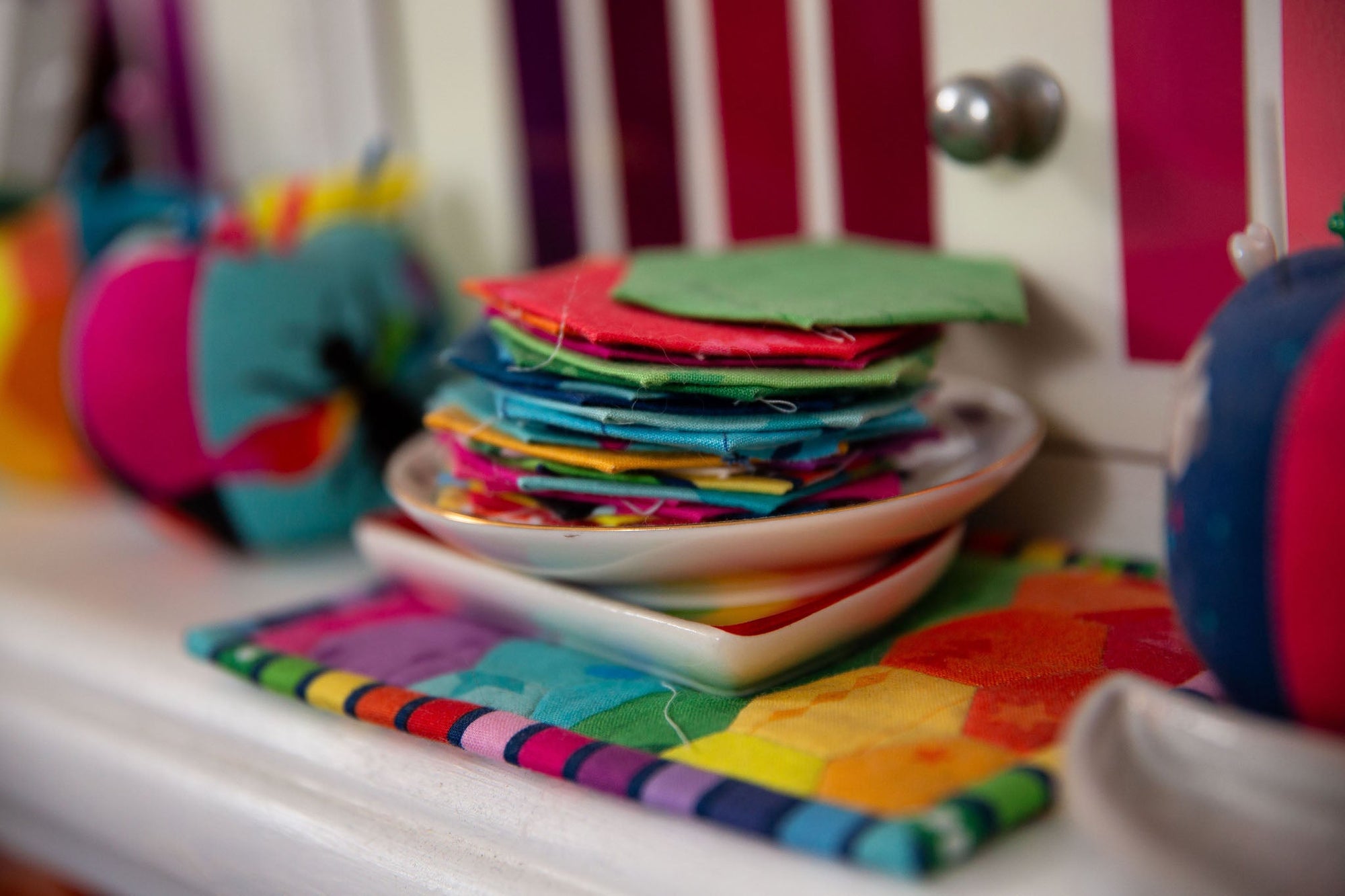 FPP quilt blocks and sewing accessories