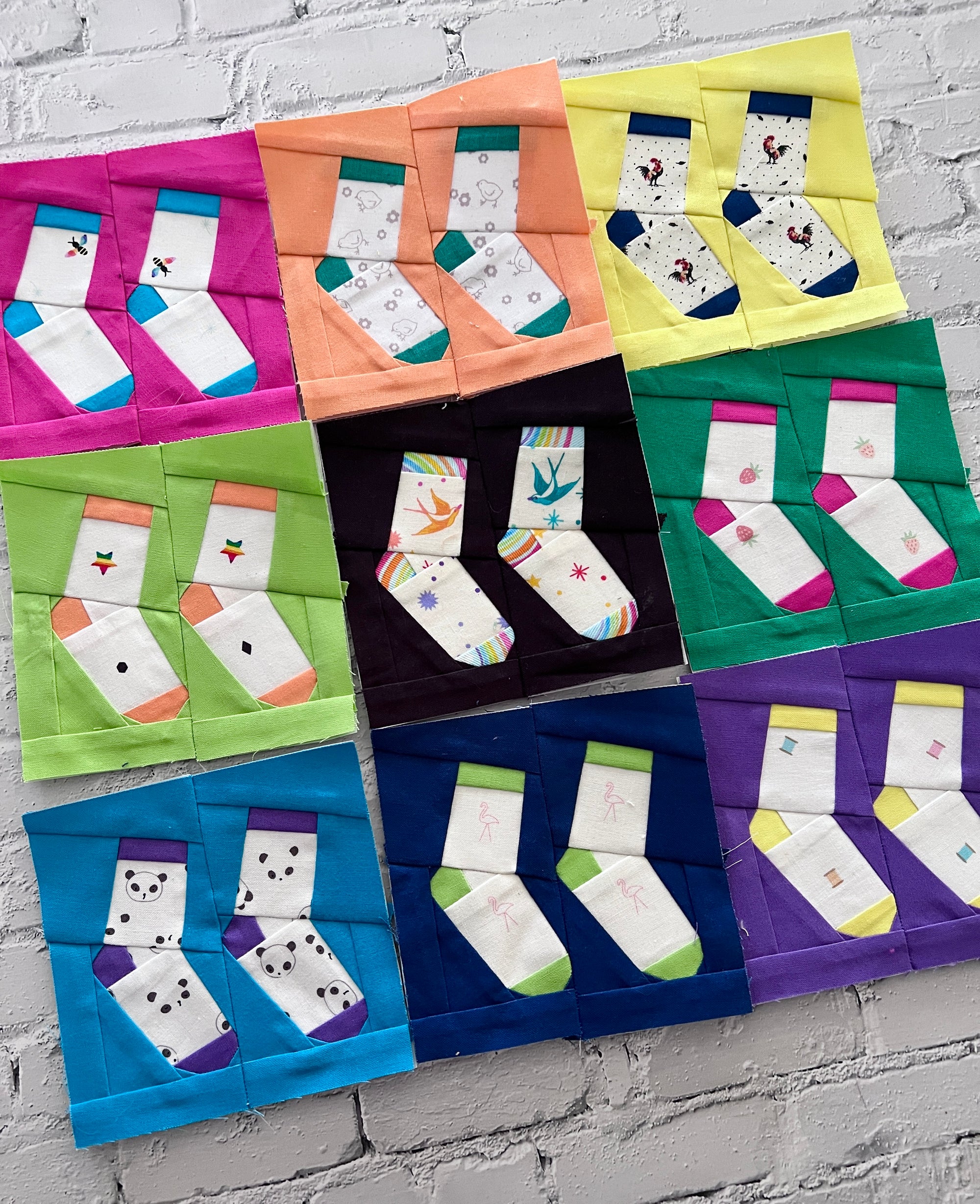Silly Socks Pattern in Multiple Sizes