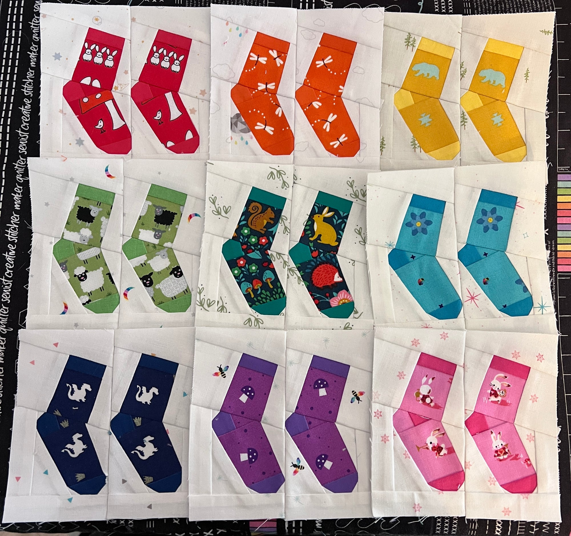 Silly Socks Pattern in Multiple Sizes
