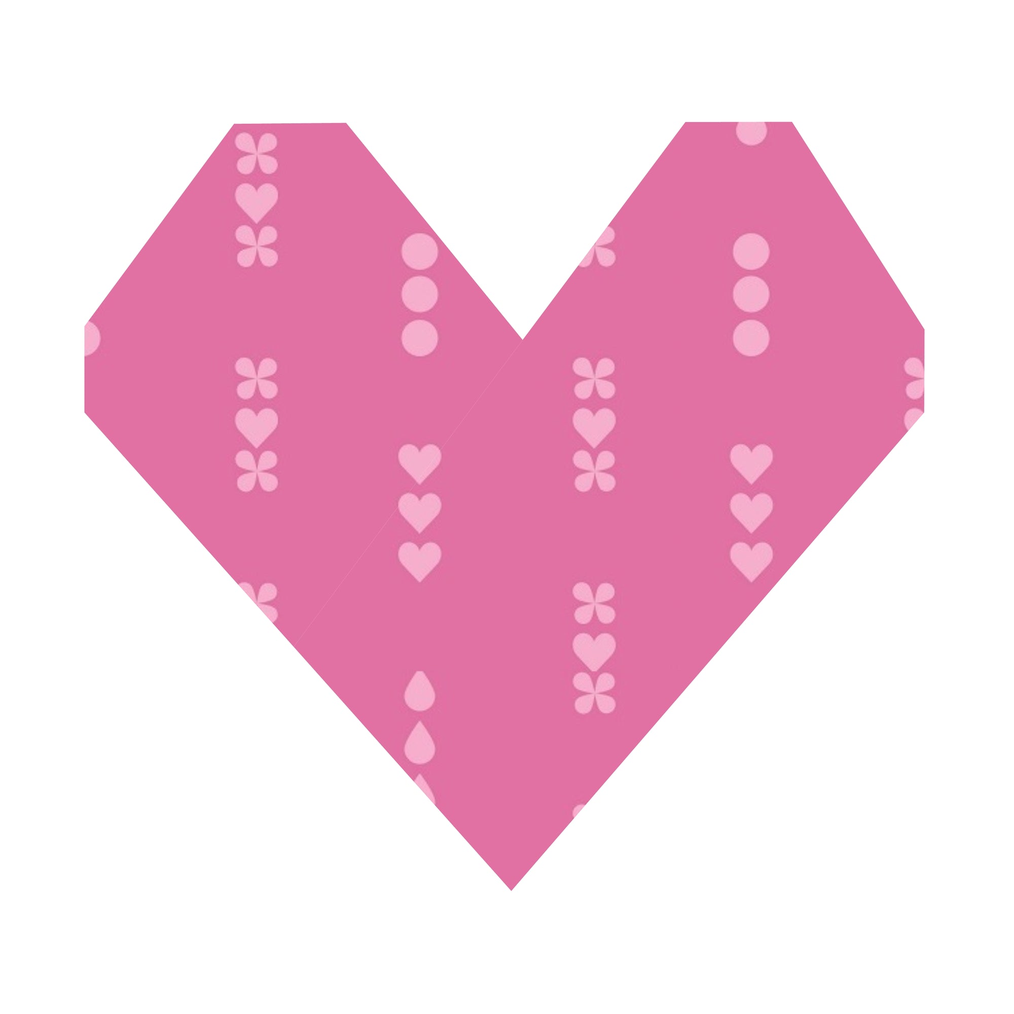 Simple Heart Paper Pieced Pattern