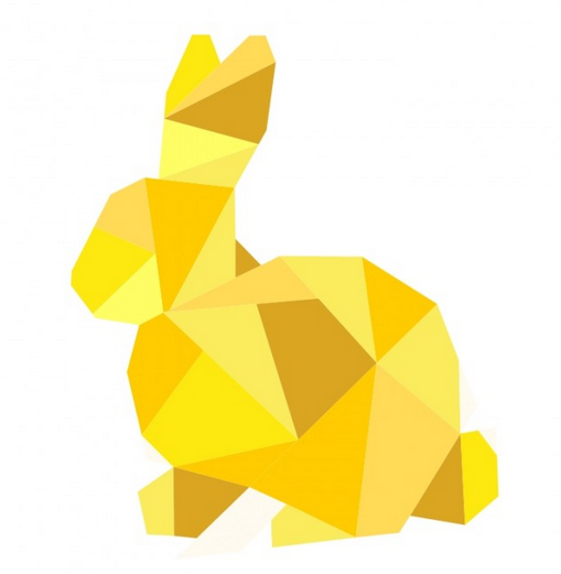 Geometric Bunny Paper Pieced Pattern