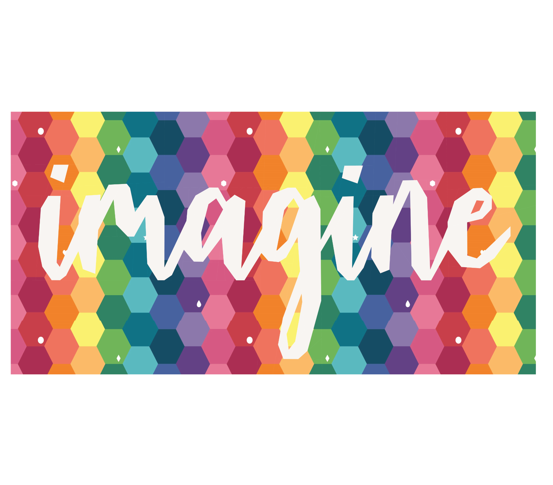 imagine in script paper pieced pattern