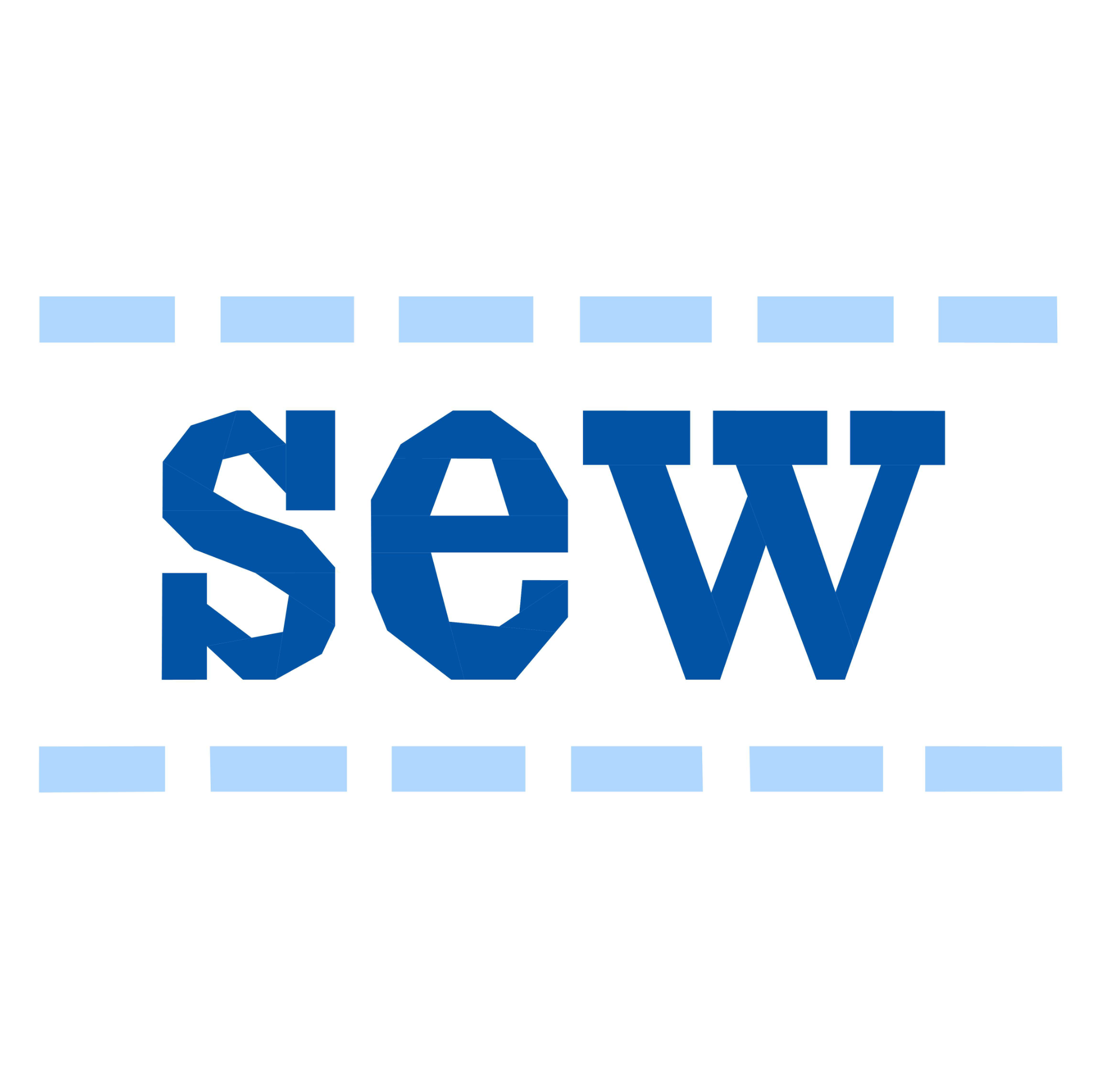 sew in text paper pieced pattern